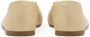 Kazar Leren ballerina's met gouden neuzen Beige Dames - Thumbnail 3