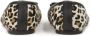 Kazar Leren ballerina's met natuurlijk haar in dierenprint Multicolor Dames - Thumbnail 3