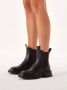 Kazar Leren laarzen met slip-on bovenwerk Black Dames - Thumbnail 3