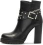 Kazar Leren laarzen versierd met zilveren details Black Dames - Thumbnail 6