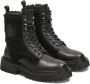 Kazar Leren laarzen voor dames met decoratieve schapenvacht Black Dames - Thumbnail 2