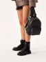 Kazar Leren laarzen voor dames met decoratieve schapenvacht Black Dames - Thumbnail 4