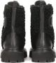 Kazar Leren laarzen voor dames met decoratieve schapenvacht Black Dames - Thumbnail 6