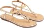 Kazar Leren platte sandalen Yellow Dames - Thumbnail 3