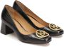Kazar Leren pumps met een brede hak Black Dames - Thumbnail 2