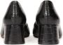Kazar Leren pumps met een brede hak Black Dames - Thumbnail 3