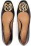 Kazar Leren pumps met een brede hak Black Dames - Thumbnail 4