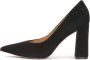 Kazar Leren pumps met een brede hak Black Dames - Thumbnail 5