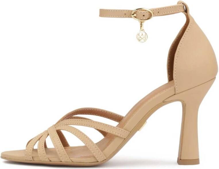 Kazar Leren sandalen met een comfortabele hak
