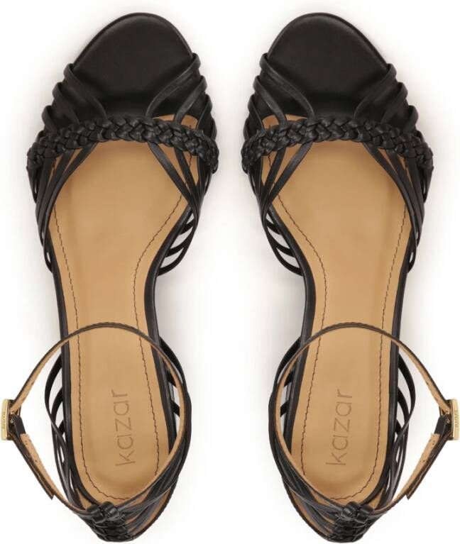 Kazar Leren sandalen met fijne dunne bandjes