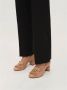 Kazar Lichtbruine leren pumps met kwastjes en een ketting - Thumbnail 6