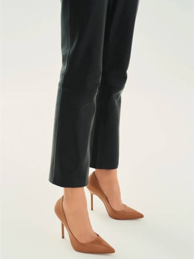 Kazar Lichtbruine leren stiletto's op een slanke hak Brown Dames