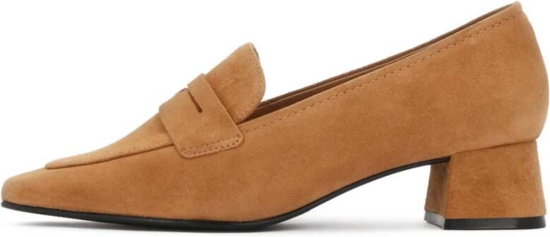 Kazar Lichtbruine suède pumps