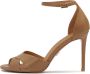 Kazar Lichtbruine tijdloze leren sandalen - Thumbnail 2