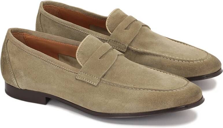 Kazar Lichtgewicht loafers gemaakt van zacht taupe suède Beige Heren