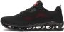 Kazar Lichtgewicht Zwarte Mesh Sneakers - Thumbnail 2