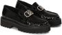 Kazar Loafers met chunky zool en gekreukeld bovenwerk Black Dames - Thumbnail 3