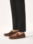 Kazar Luchtige leren mocassins met perforaties Brown Heren - Thumbnail 4