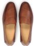 Kazar Luchtige leren mocassins met perforaties Brown Heren - Thumbnail 7