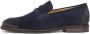 Kazar Marineblauwe loafers in geschuurd suède - Thumbnail 2