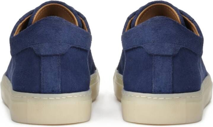 Kazar Marineblauwe suède leren sneakers Blue Heren