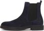 Kazar Marineblauwe suède pantoffels Blue Heren - Thumbnail 6