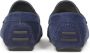 Kazar Marineblauwe suède penske moccasins op een gegroefde zool Blue Heren - Thumbnail 6