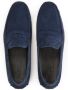 Kazar Marineblauwe suède penske moccasins op een gegroefde zool Blue Heren - Thumbnail 7
