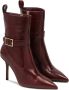 Kazar Maroon laarzen met puntige tenen Brown Dames - Thumbnail 3