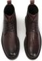 Kazar Maroon veterschoenen erwt lederen laarzen - Thumbnail 2
