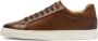 Kazar Minimalistische bruine sneakers met witte zool Brown Heren - Thumbnail 7