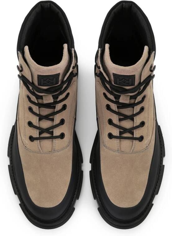 Kazar Moderne Beige & Zwart Herenlaarzen