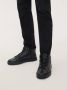 Kazar Moderne Leren Sneakers Trendy Design Black Heren - Thumbnail 7