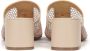 Kazar Muiltjes op brede hak met luchtig mesh materiaal Beige Dames - Thumbnail 7
