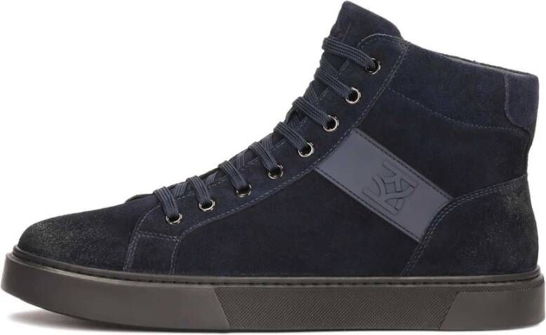 Kazar Navy blauwe hoge sneakers