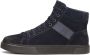 Kazar Navy blauwe hoge sneakers - Thumbnail 2