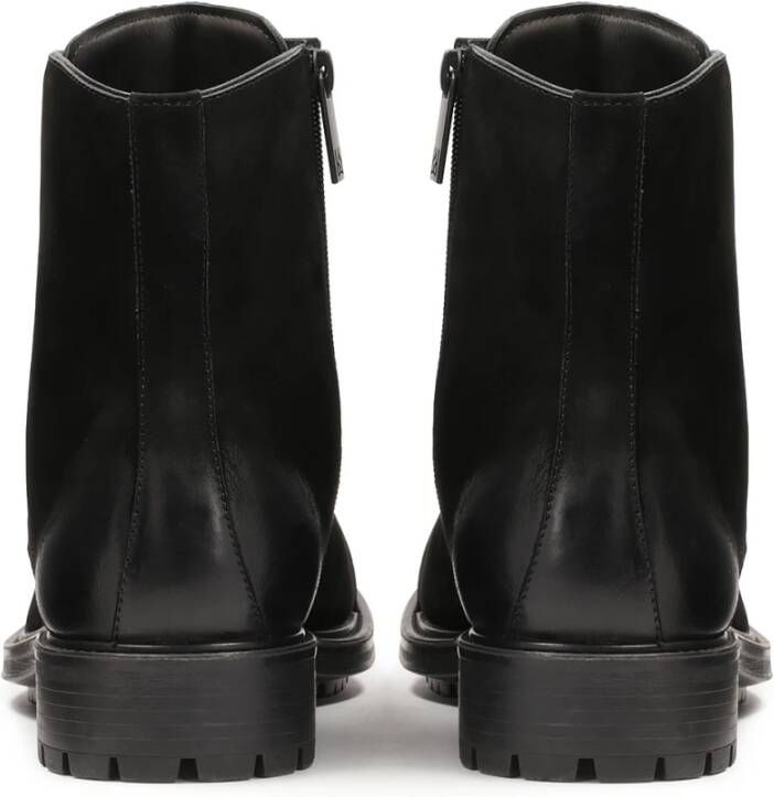 Kazar Nubuck laarzen met vastgebonden bovenkant Black Heren