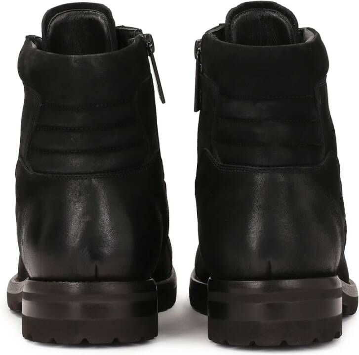 Kazar Nubuck zwarte herenlaarzen Black Heren