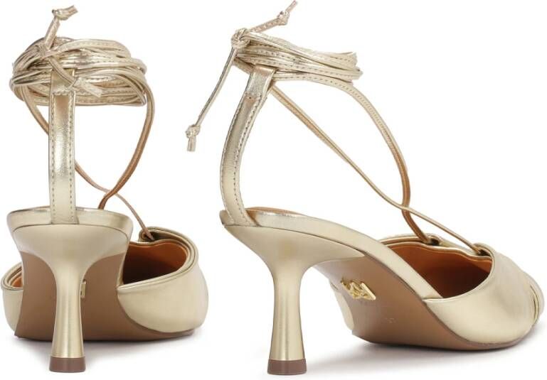 Kazar Open hiel pumps in gouden kleur Yellow Dames