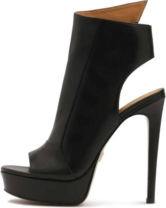 Kazar Peep toe laarzen met platform