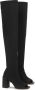 Kazar Peep toe musketiers in stof Black Dames - Thumbnail 3