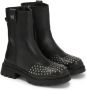 Kazar Platte instaplaarzen met metalen klinknagels Black Dames - Thumbnail 3