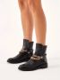 Kazar Platte laarzen met afneembare kettingriem Black Dames - Thumbnail 6