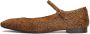 Kazar Platte leren pumps met borstels - Thumbnail 2