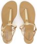 Kazar Platte leren teenslippers - Thumbnail 2