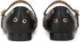 Kazar Platte pumps met band en metalen oogjes Black Dames - Thumbnail 4