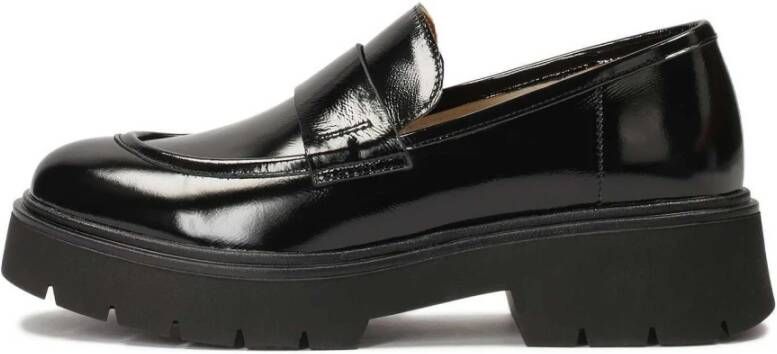 Kazar Platte schoenen op een lug zool Black Dames