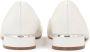 Kazar Platte witte leren pumps White Dames - Thumbnail 4