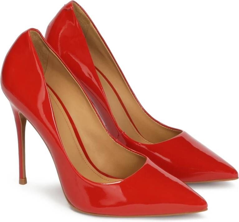 Kazar Rode gelakte stiletto's met een slanke hak Red Dames