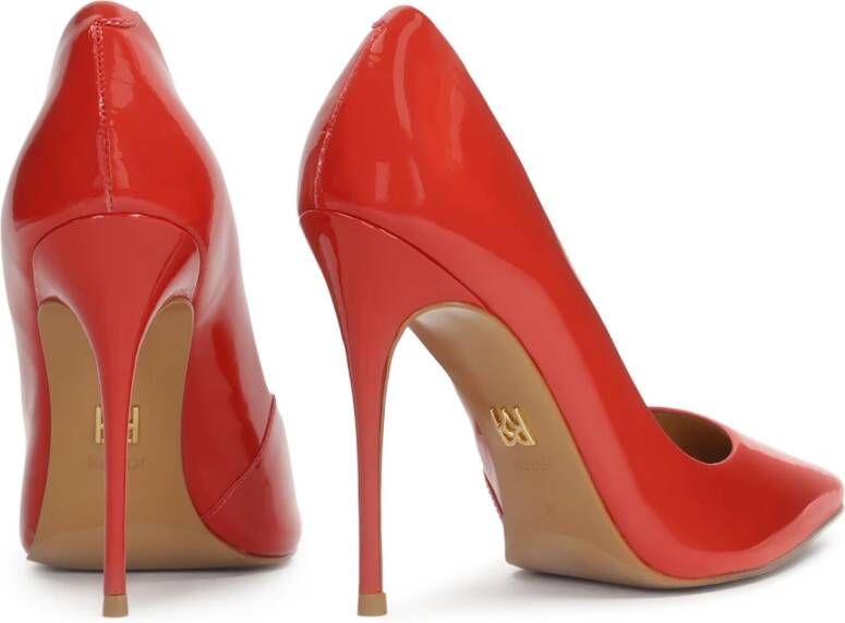 Kazar Rode gelakte stiletto's met een slanke hak Red Dames